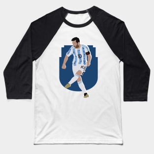 Lionel Messi Argentina Captain Copa America Baseball T-Shirt